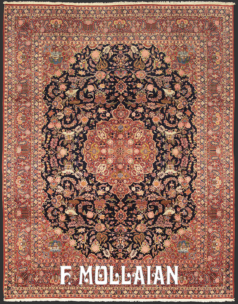 Teppich Persischer Antiker Kashan Dabir n°:31632772